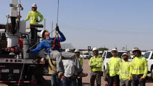 Project Np Safe Day Linemen Repel Exercise
